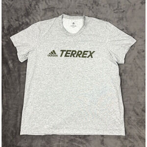 Adidas Men's 2XL Terrex Climalite Outdoor Active Workout Short Sleeve Tee Shirt
